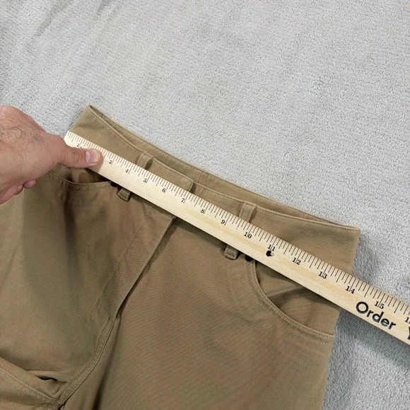 Lululemon City Sleek Utilitech Extra-Wide-Leg Pants Filbert Tan Women 26 $128 - Picture 7 of 11